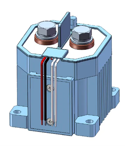 АДХ300ХД 300А 1000ВДЦ квадратни тип СПСТ НО високонапонски ДЦ контактор