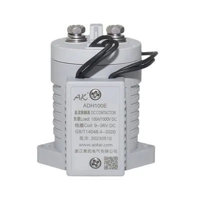 Препунити високонапонски ДЦ контактор релеј, називна струја оптерећења 100А, затворен епоксидом, двосмерни контактор